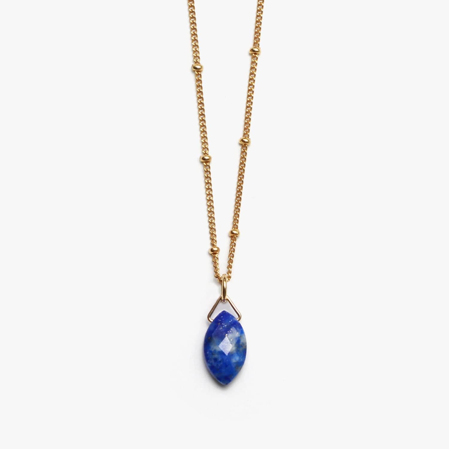 Lapis lazuli hot sale crystal necklace