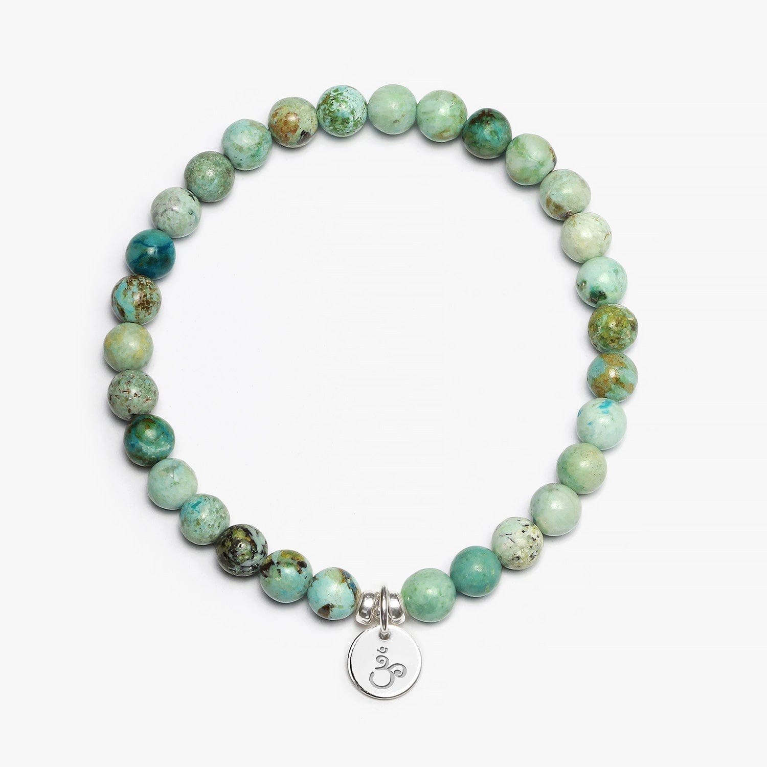 Buy Chrysocolla Bracelet in Natural Pearls 6 Mm 10-19 Cm Smooth  Semi-precious Stone and Round Jewelry Natural Stone Online in India - Etsy
